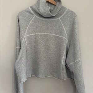 Aerie New Heights Cropped Sweatshirt Large